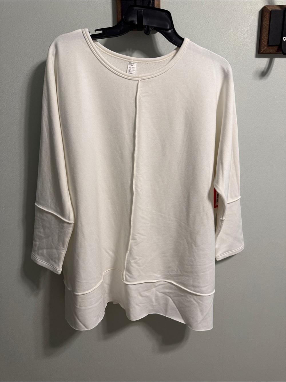 Spanx Lightweight Long Sleeve Pullover L - NWT